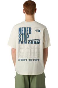 The North Face camiseta montaña manga corta hombre M COORDINATES RELAXED SS TEE vista trasera