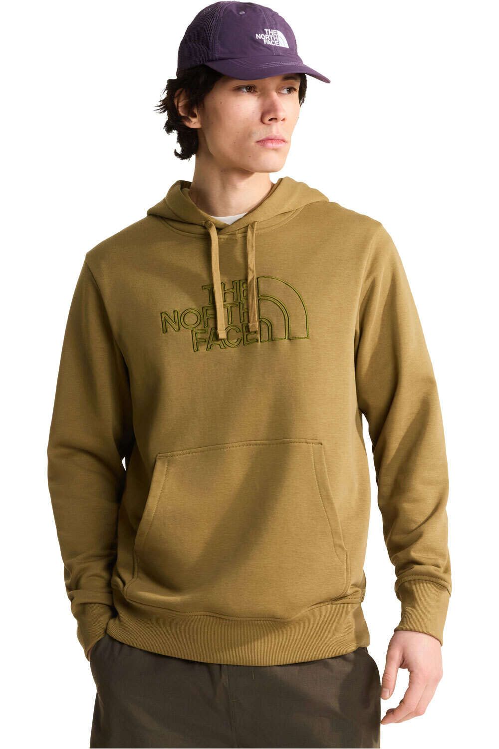 The North Face camiseta montaña manga corta hombre M DREW PEAK LIGHT REGULAR HOODIE vista frontal