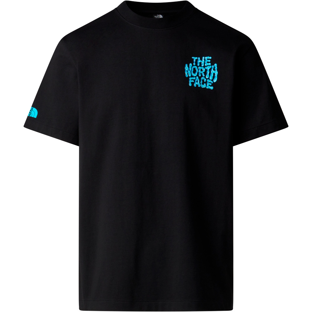 The North Face camiseta montaña manga corta hombre M DRIP LOGO RELAXED SHORT SLEEVE TEE-GRA 03