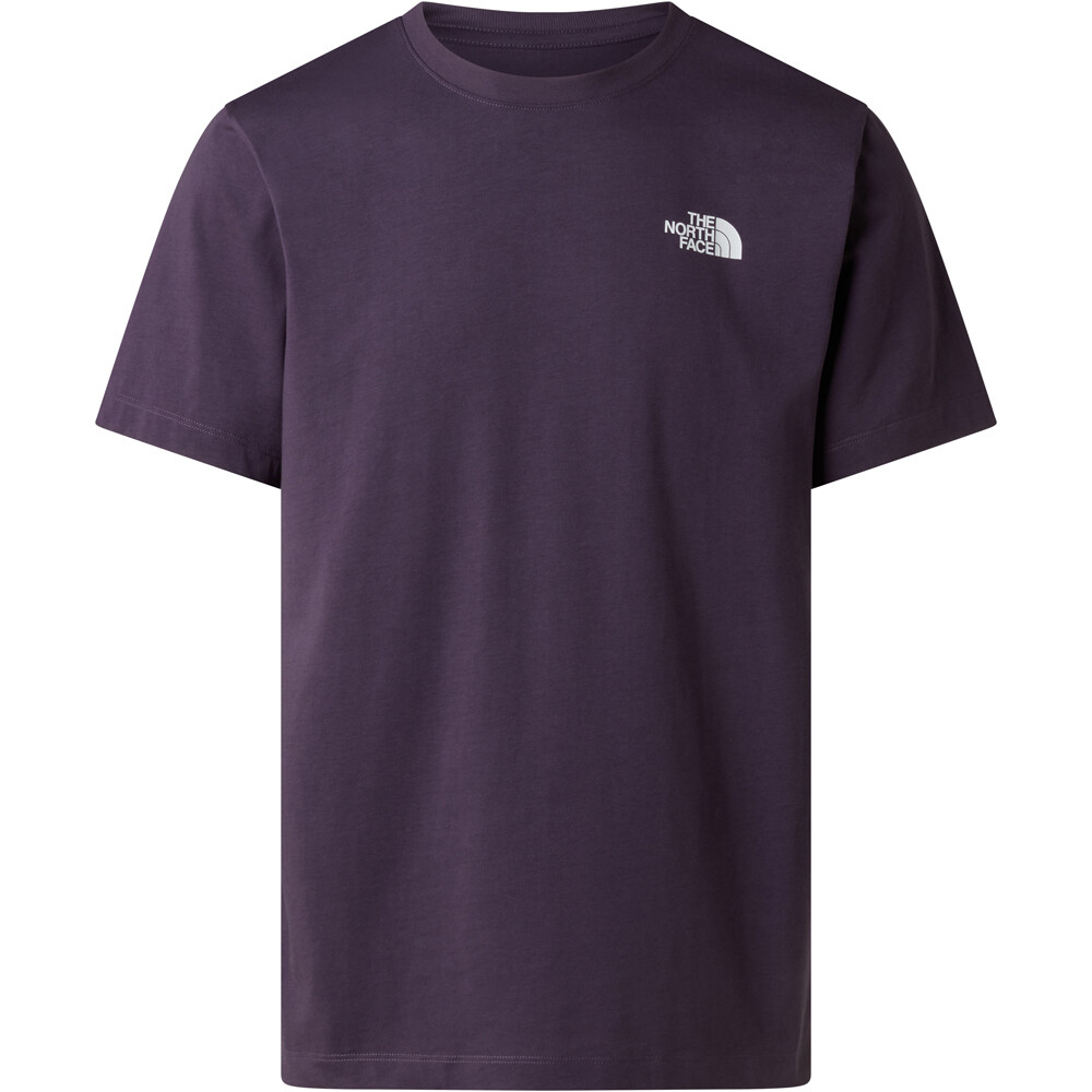 The North Face camiseta montaña manga corta hombre M EVOLUTION BOX NSE REGULAR SHORT SLEEVE vista detalle