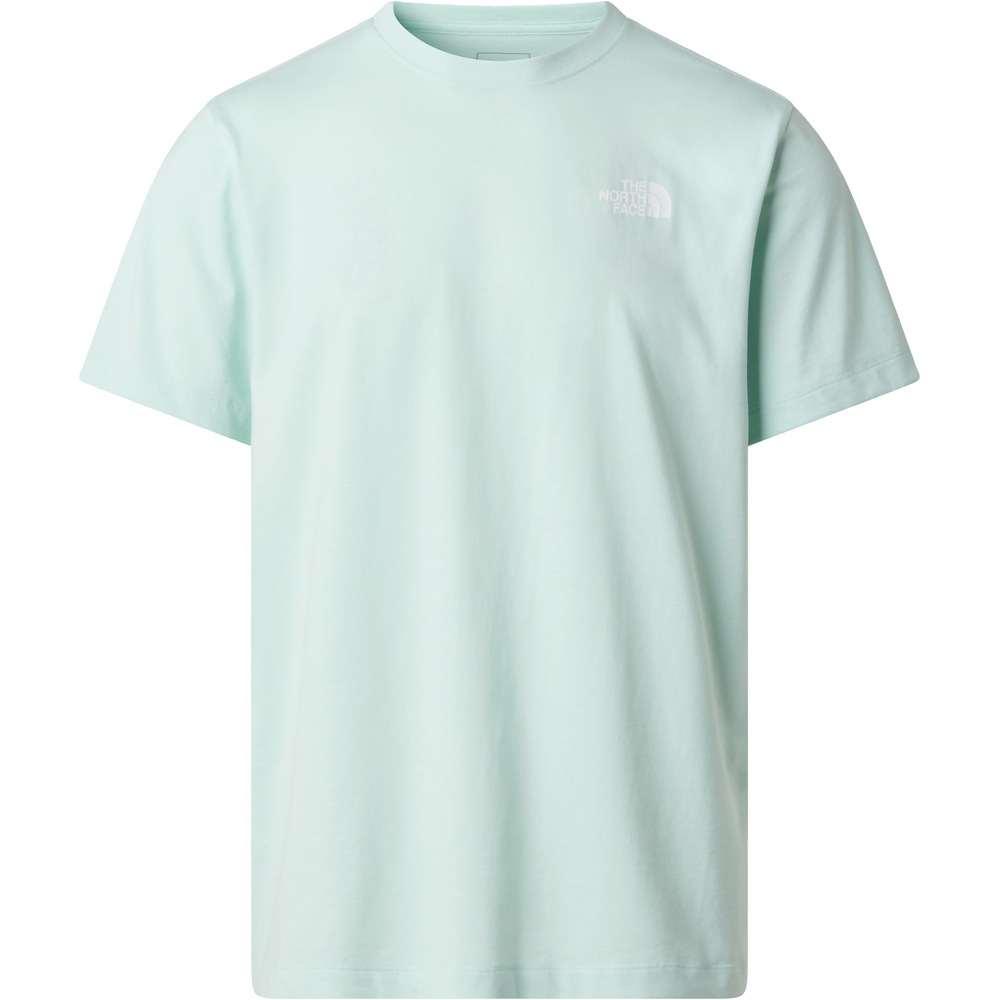 The North Face camiseta montaña manga corta hombre M EVOLUTION BOX NSE REGULAR SHORT SLEEVE vista detalle
