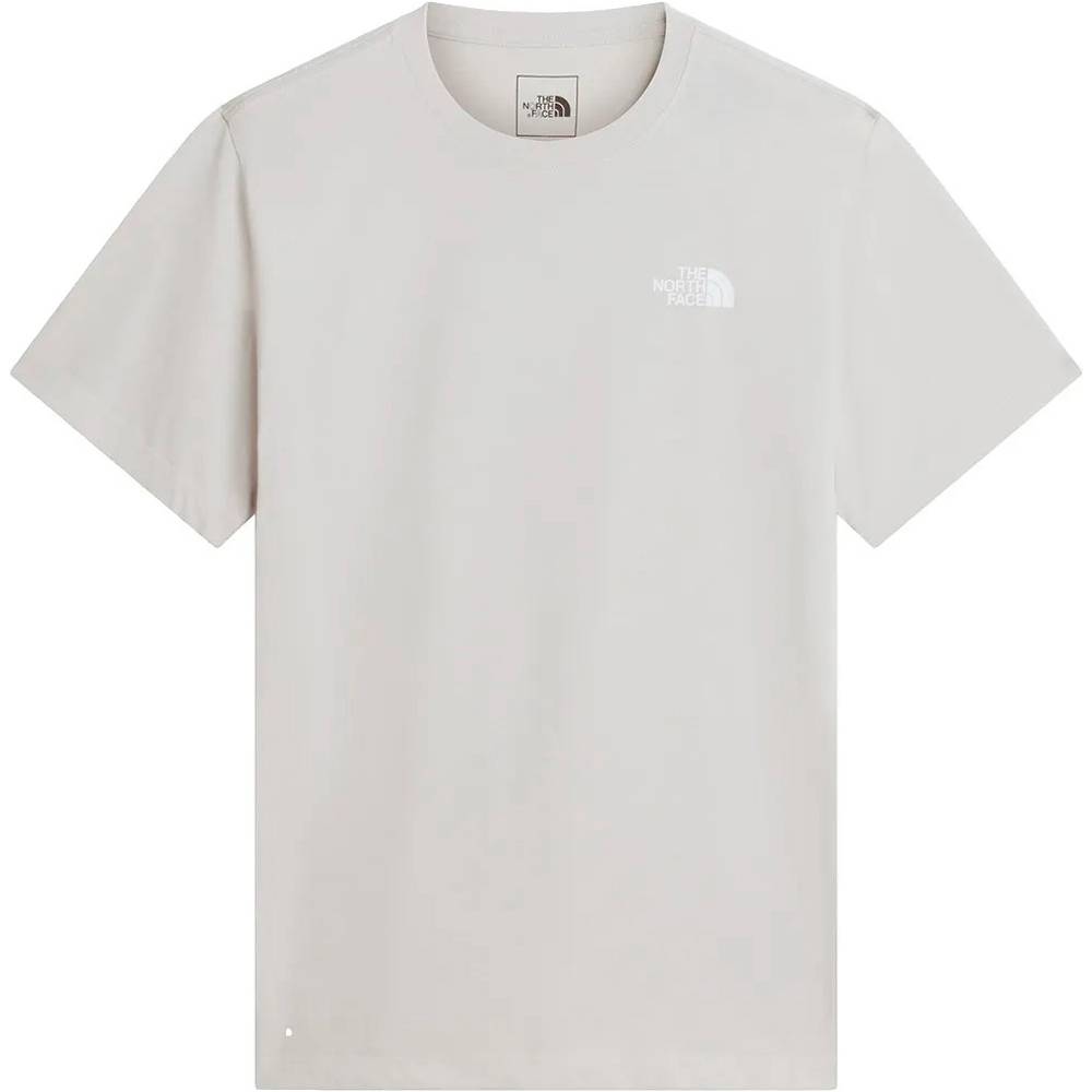 The North Face camiseta montaña manga corta hombre M EVOLUTION BOX NSE REGULAR SHORT SLEEVE vista detalle