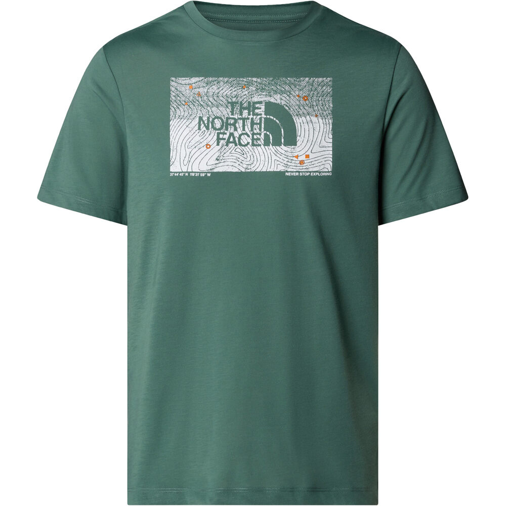 The North Face camiseta montaña manga corta hombre M FOUNDATION ABSTRACT GRAPHIC TEE vista detalle