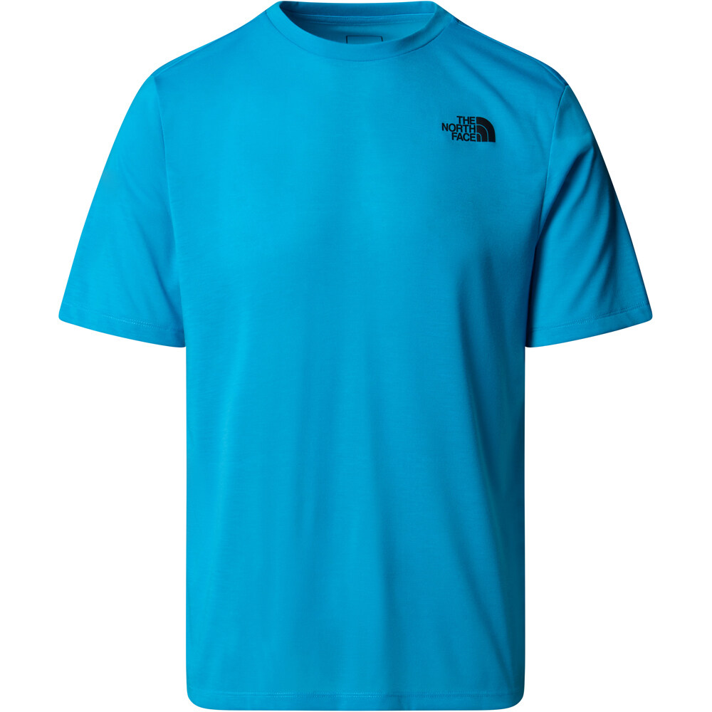 The North Face camiseta montaña manga corta hombre M FOUNDATION MOUNTAINS FACES TEE vista detalle