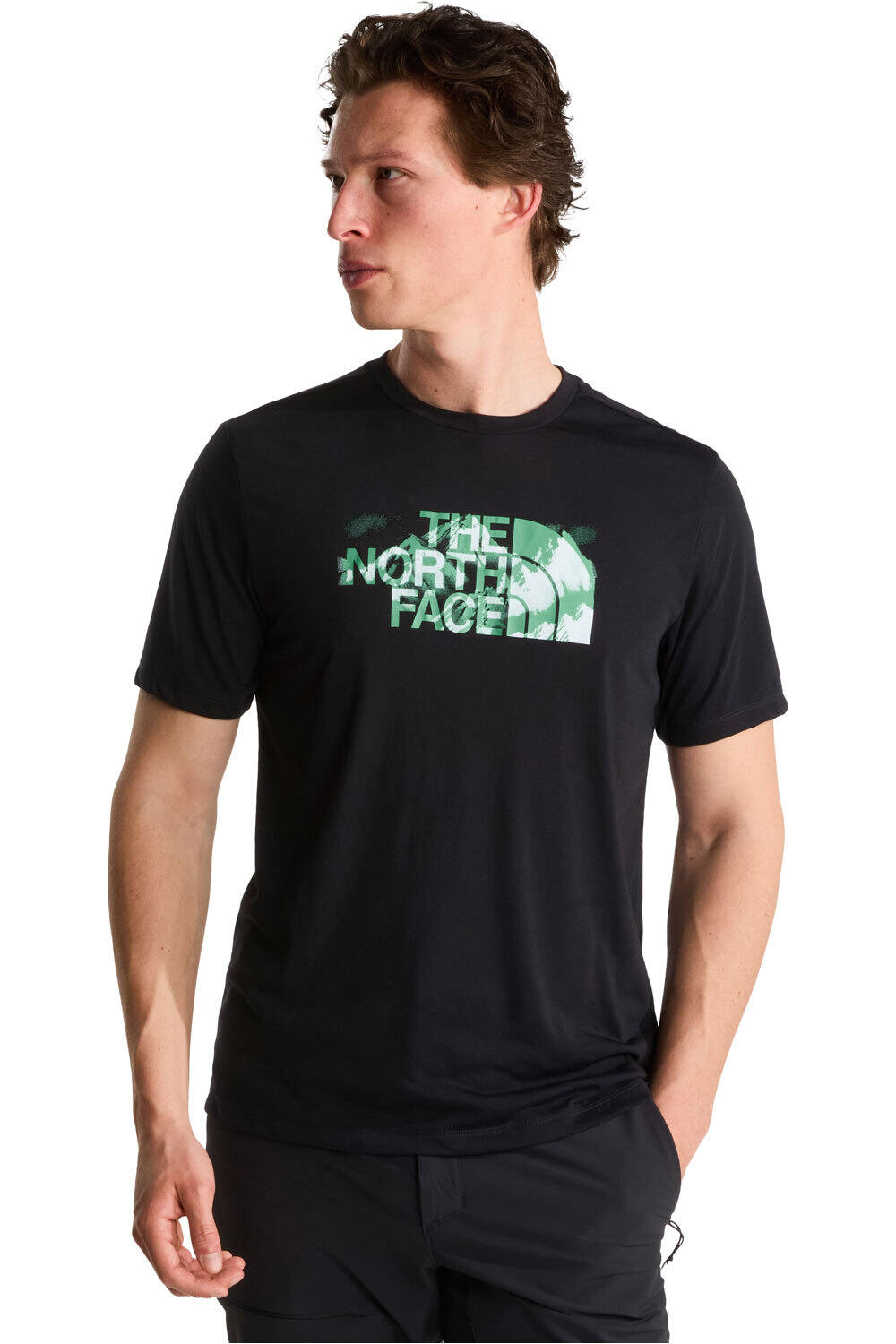 The North Face camiseta montaña manga corta hombre M FOUNDATION SHORT SLEEVES T-SHIRT-GRAPH vista frontal