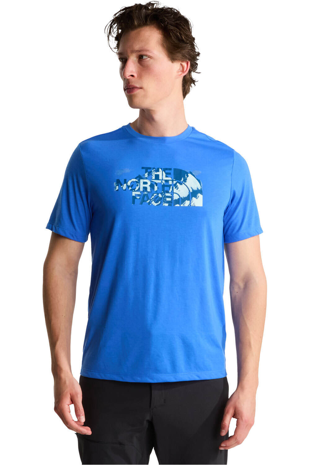 The North Face camiseta montaña manga corta hombre M FOUNDATION SHORT SLEEVES T-SHIRT-GRAPH vista frontal