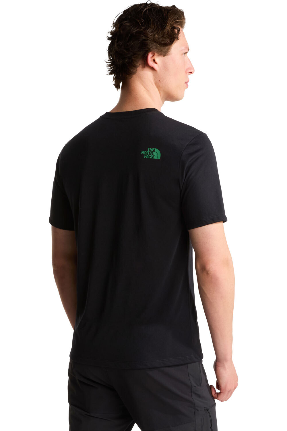 The North Face camiseta montaña manga corta hombre M FOUNDATION SHORT SLEEVES T-SHIRT-GRAPH vista trasera