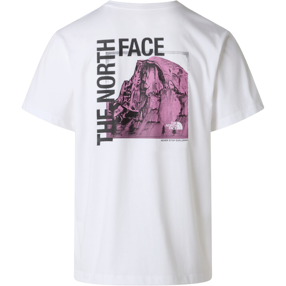 The North Face camiseta montaña manga corta hombre M HALF DOME PHOTO REGULAR SHORT SLEEVE T vista trasera