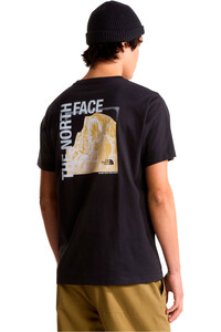 The North Face camiseta montaña manga corta hombre M HALF DOME PHOTO REGULAR SHORT SLEEVE T vista trasera