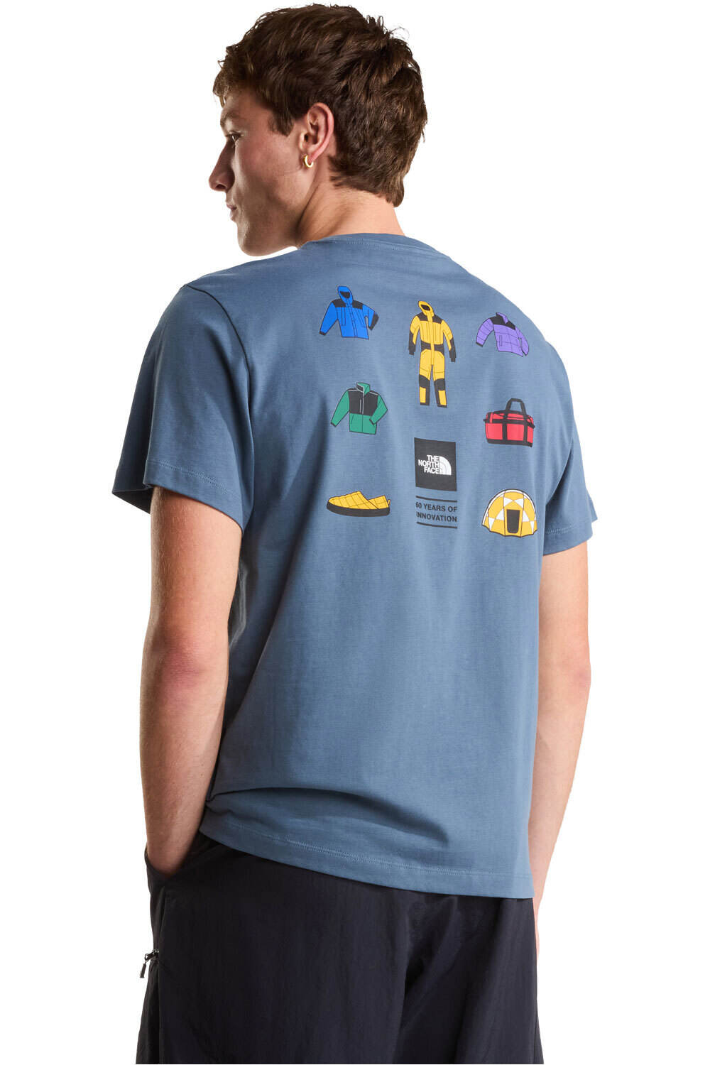 The North Face camiseta montaña manga corta hombre M ICON CELEBRATION REGULAR SHORT SLEEVE vista trasera