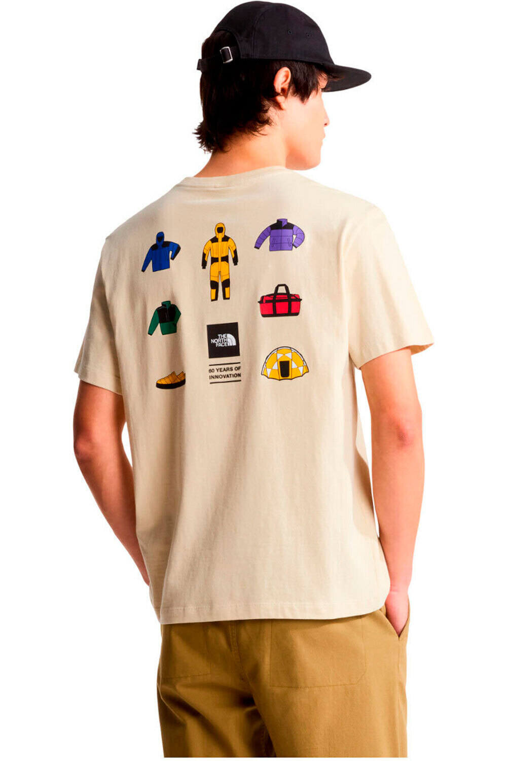 The North Face camiseta montaña manga corta hombre M ICON CELEBRATION REGULAR SHORT SLEEVE vista trasera