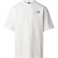 The North Face camiseta montaña manga corta hombre M LIQUID BOX NSE OVERSIZE SHORT SLEEVE T vista frontal