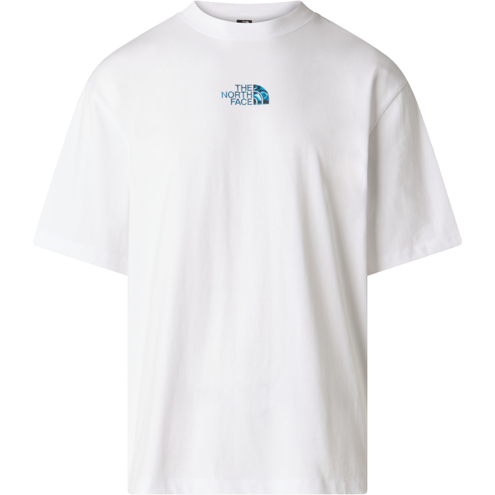 The North Face camiseta montaña manga corta hombre M LIQUID LOGO OVERSIZE SHORT SLEEVE TEE- vista detalle