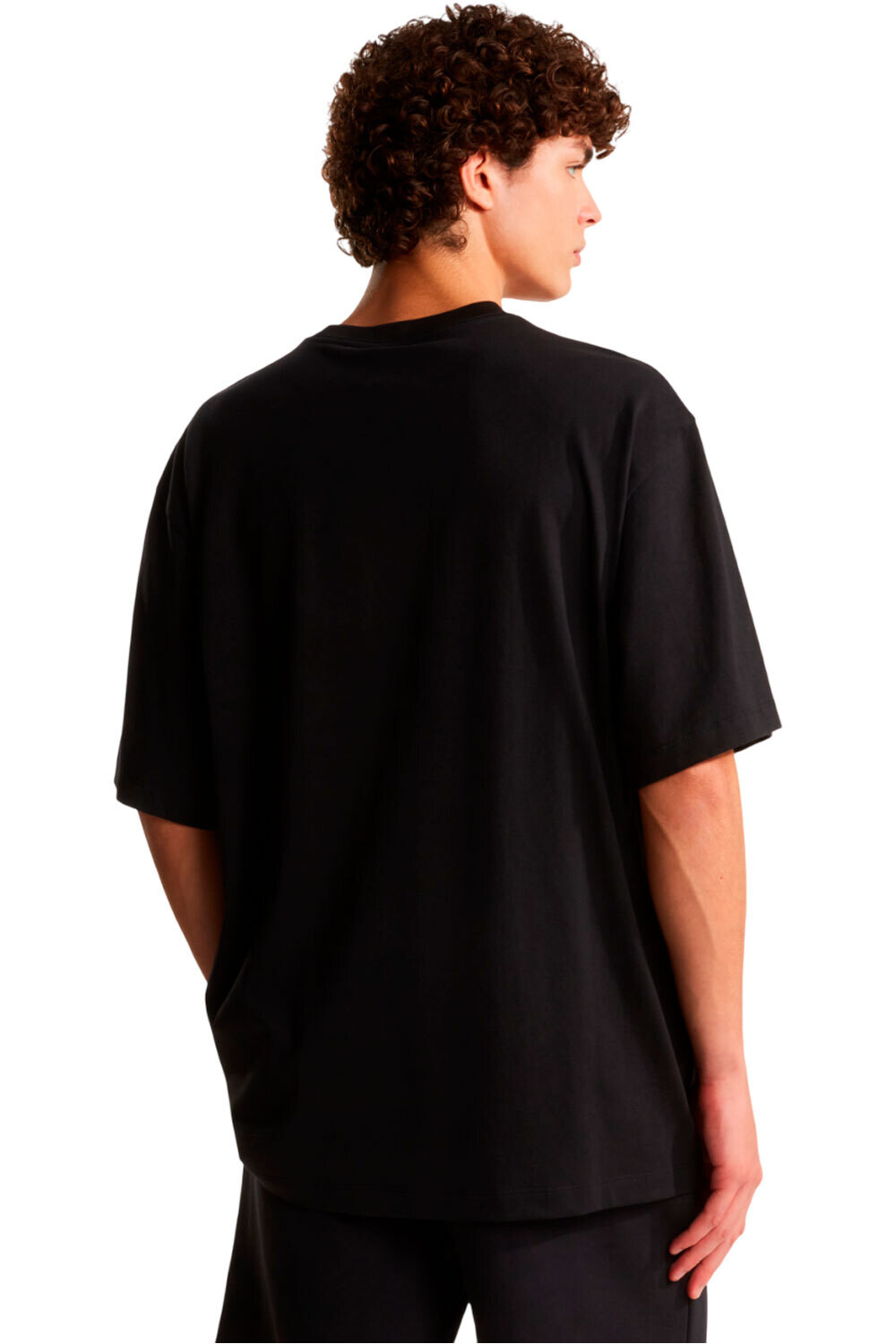 The North Face camiseta montaña manga corta hombre M LIQUID LOGO OVERSIZE SHORT SLEEVE TEE- vista trasera