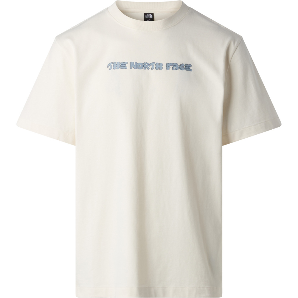 The North Face camiseta montaña manga corta hombre M LOGO TWIST RELAXED SHORT SLEEVE TEE-GR vista frontal
