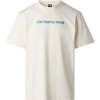The North Face camiseta montaña manga corta hombre M LOGO TWIST RELAXED SHORT SLEEVE TEE-GR vista frontal
