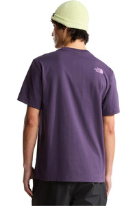 The North Face camiseta montaña manga corta hombre M LOGO TWIST RELAXED SHORT SLEEVE TEE-GR vista trasera