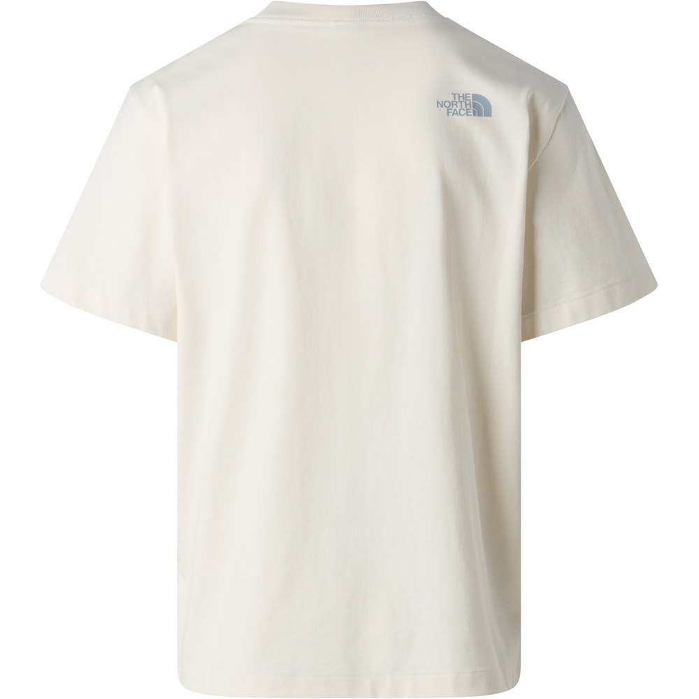 The North Face camiseta montaña manga corta hombre M LOGO TWIST RELAXED SHORT SLEEVE TEE-GR vista trasera
