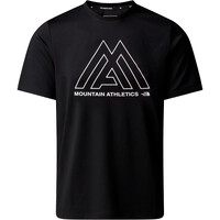 The North Face camiseta montaña manga corta hombre M MA 24/7 SHORT SLEEVES TEE vista detalle