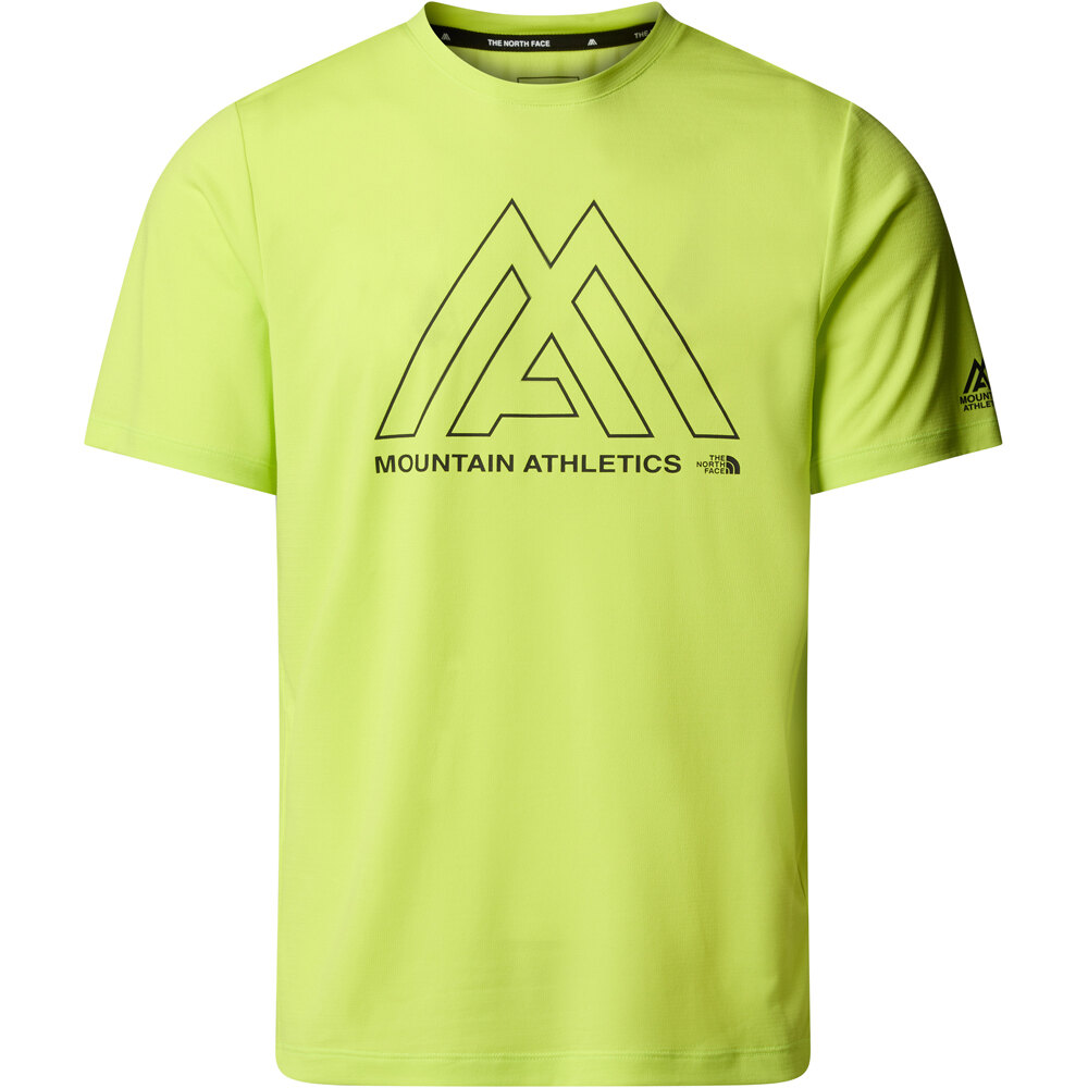The North Face camiseta montaña manga corta hombre M MA 24/7 SHORT SLEEVES TEE vista frontal