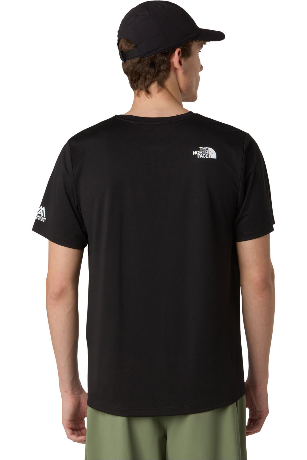 The North Face camiseta montaña manga corta hombre M MA 24/7 SHORT SLEEVES TEE vista trasera