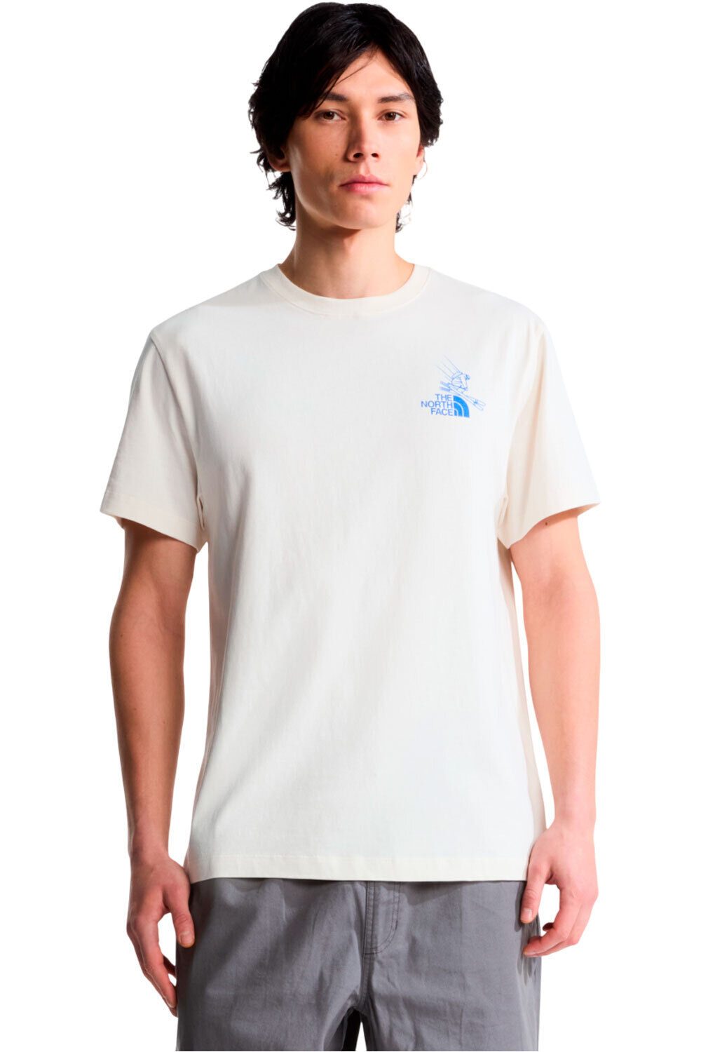 The North Face camiseta montaña manga corta hombre M MOUNTAIN CELEBRATION REGULAR SHORT SLE vista frontal