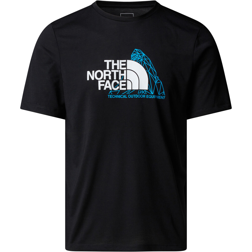 The North Face camiseta montaña manga corta hombre M MOUNTAIN FOUNDATION SS TEE-GRAPHIC vista frontal