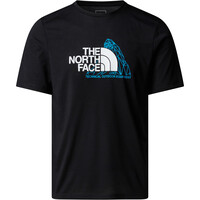 The North Face camiseta montaña manga corta hombre M MOUNTAIN FOUNDATION SS TEE-GRAPHIC vista frontal