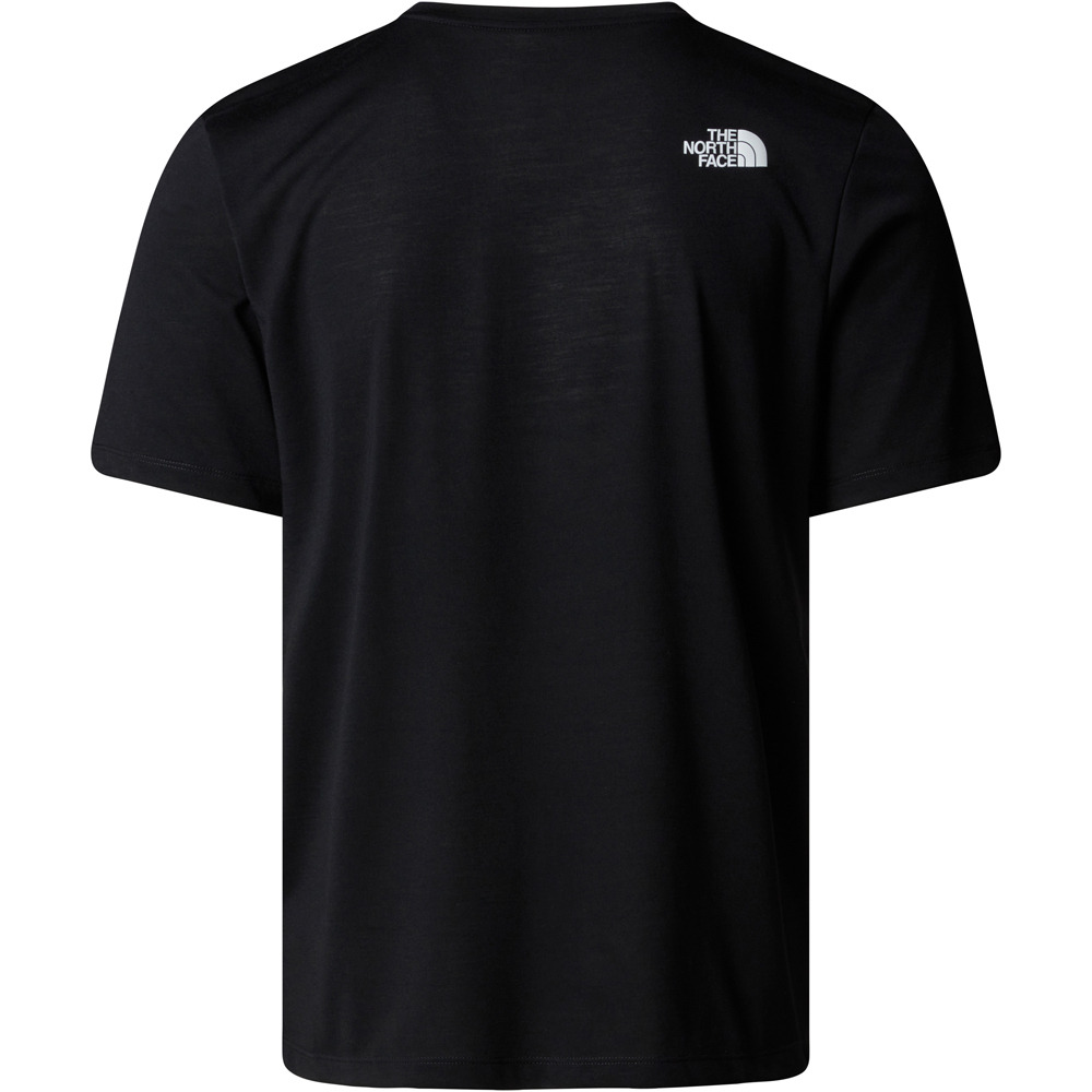 The North Face camiseta montaña manga corta hombre M MOUNTAIN FOUNDATION SS TEE-GRAPHIC vista trasera
