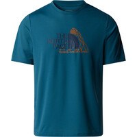 The North Face camiseta montaña manga corta hombre M MOUNTAIN FOUNDATION SS TEE vista detalle