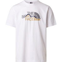 The North Face camiseta montaña manga corta hombre M MOUNTAIN LINE REGULAR SHORT SLEEVE TEE vista detalle