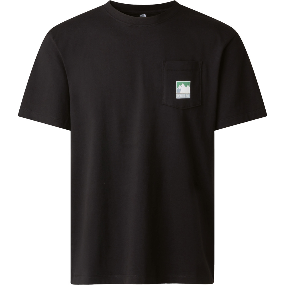 The North Face camiseta montaña manga corta hombre M MOUNTAIN LOGO RLX SS TEE-GRAPHIC vista detalle