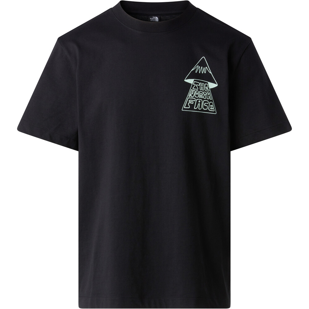The North Face camiseta montaña manga corta hombre M MOUNTAIN PLAY RELAXED SHORT SLEEVE TEE vista detalle