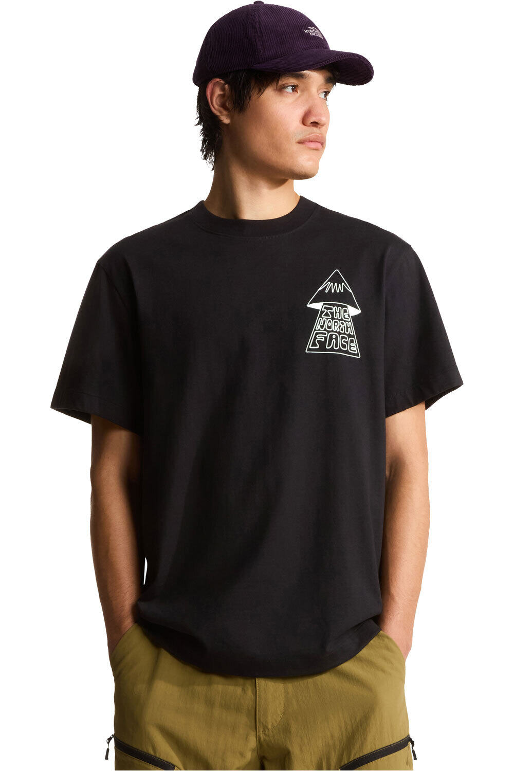 The North Face camiseta montaña manga corta hombre M MOUNTAIN PLAY RELAXED SHORT SLEEVE TEE vista frontal