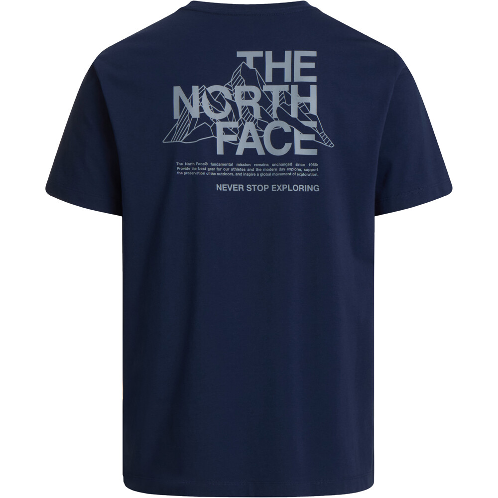 The North Face camiseta montaña manga corta hombre M MOUNTAIN SKETCH  REGULAR SHORT SLEEVE 03