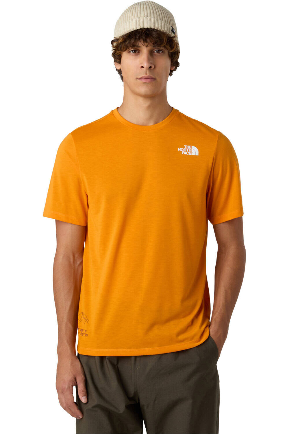 The North Face camiseta montaña manga corta hombre M MULTIPLE PLACEMENT SS TEE-GRAPHIC vista frontal