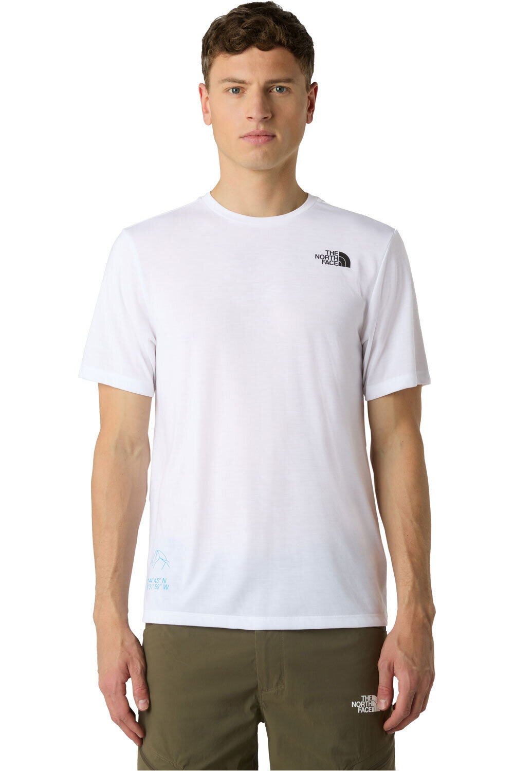 The North Face camiseta montaña manga corta hombre M MULTIPLE PLACEMENT SS TEE-GRAPHIC vista frontal