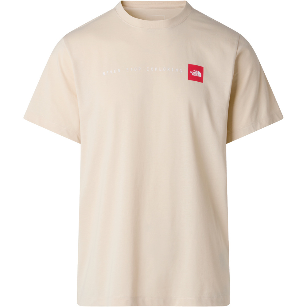 The North Face camiseta montaña manga corta hombre M NEVER STOP EXPLORING REGULAR SHORT SLE vista detalle