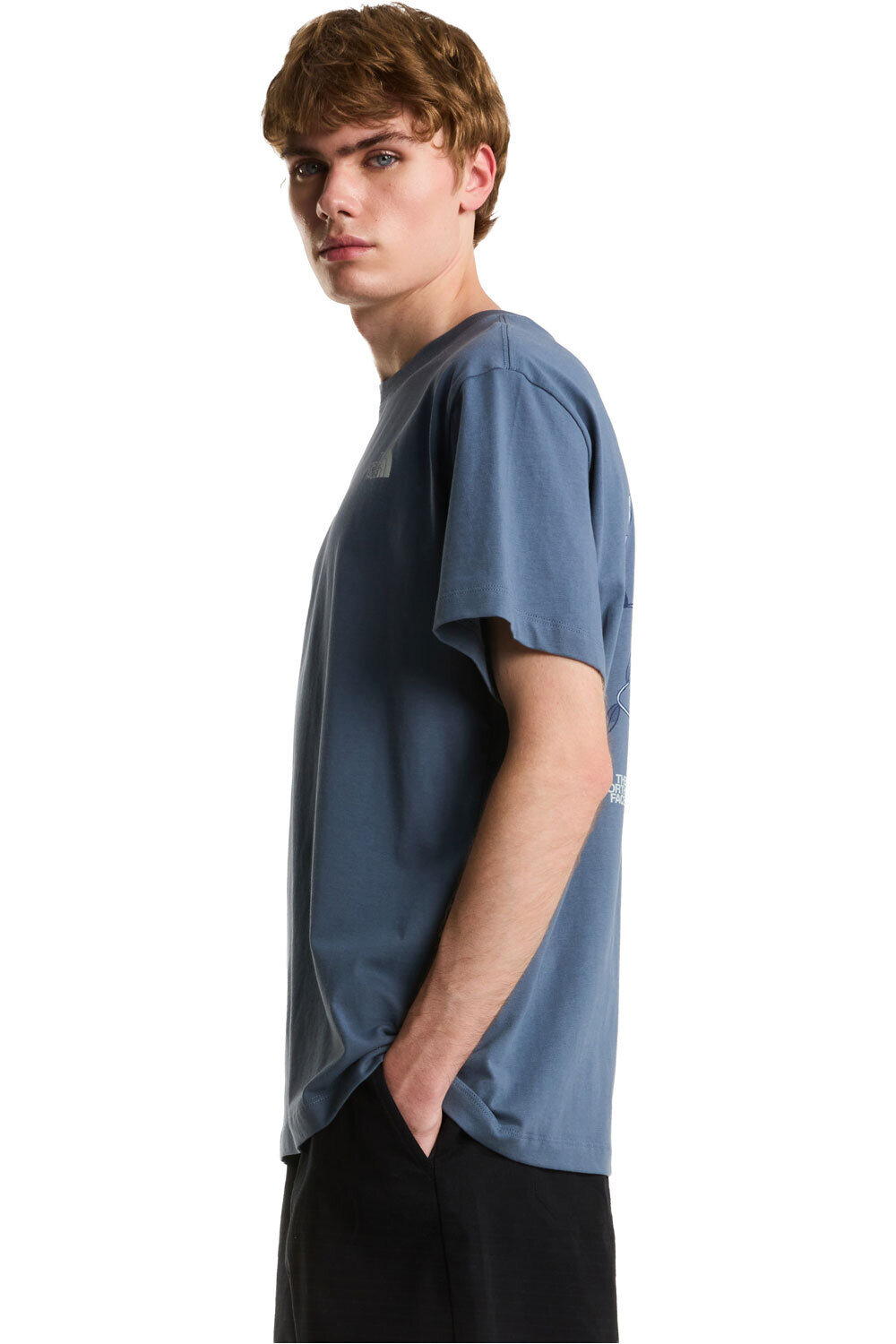 The North Face camiseta montaña manga corta hombre M RETRO EARTH RELAXED SHORT SLEEVE TEE-G vista detalle