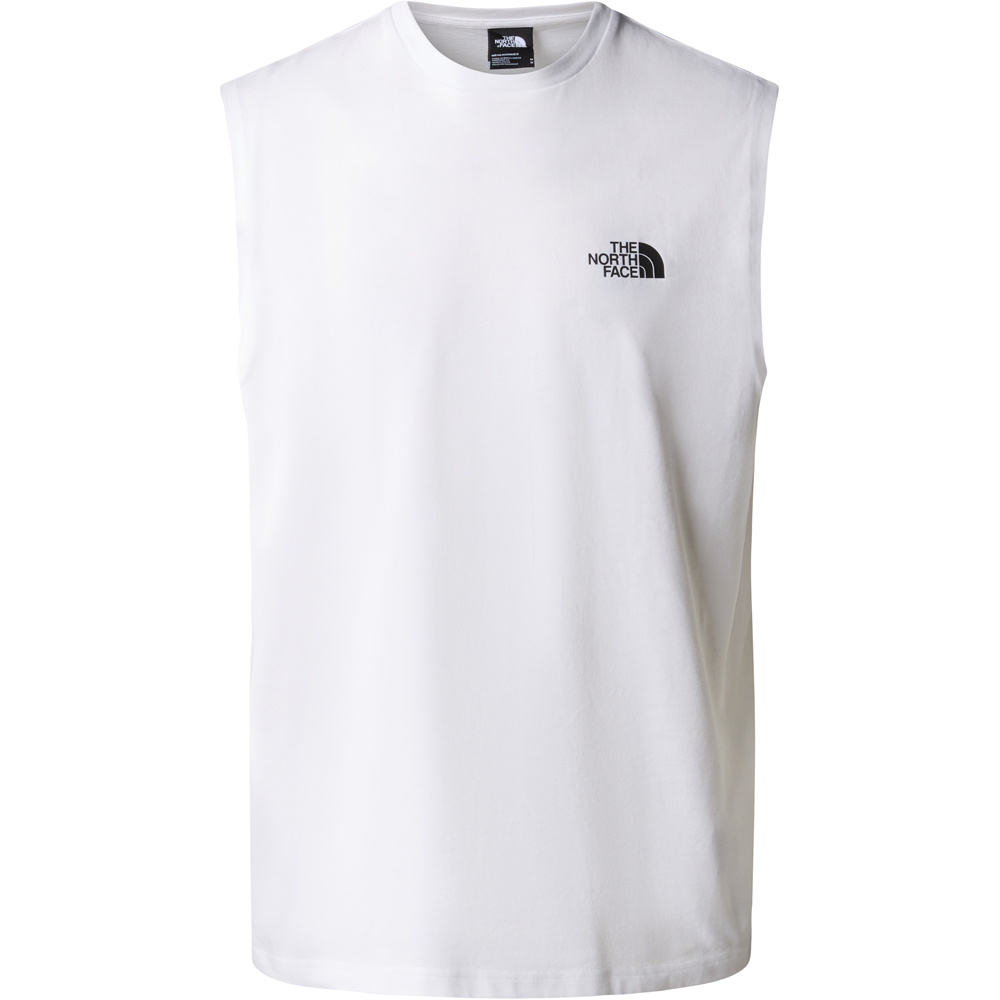 The North Face camiseta montaña manga corta hombre M SIMPLE DOME TANK vista detalle