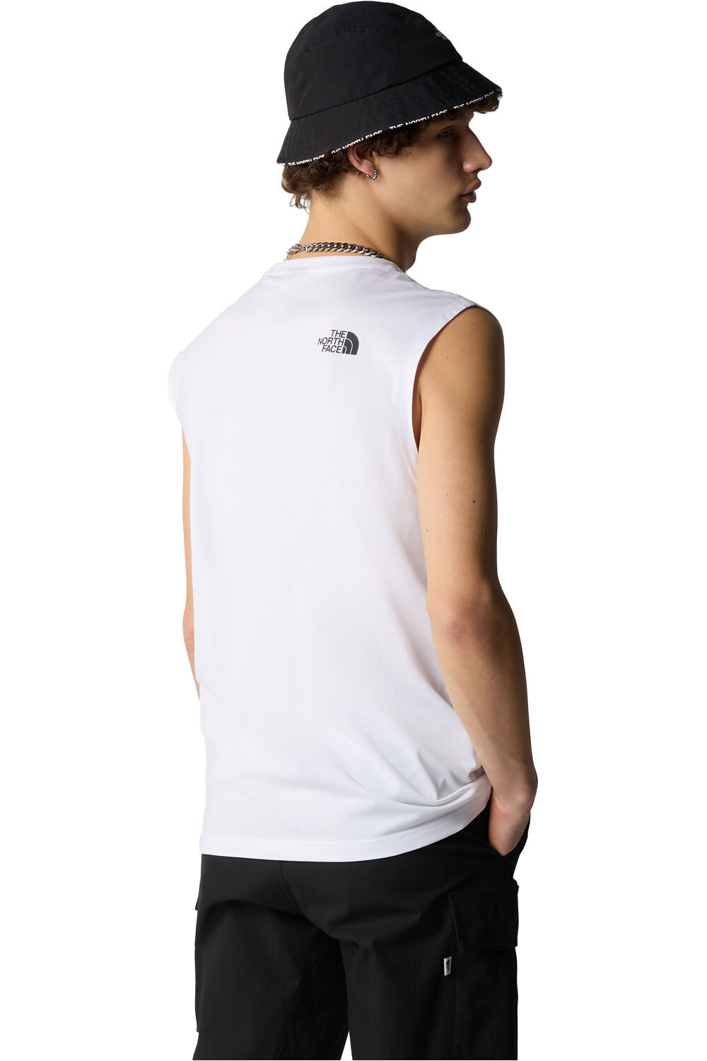 The North Face camiseta montaña manga corta hombre M SIMPLE DOME TANK vista trasera