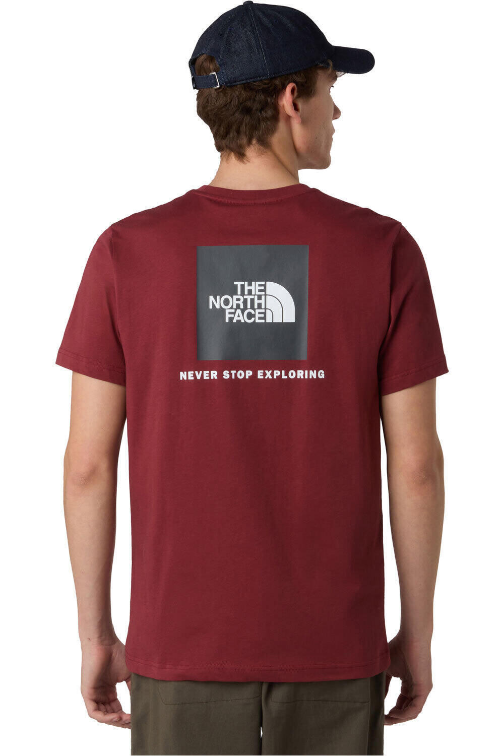 The North Face camiseta montaña manga corta hombre M SS BOX NSE TEE vista trasera