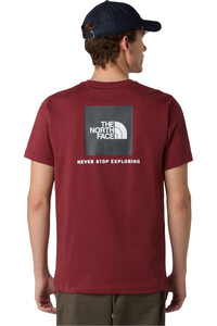 The North Face camiseta montaña manga corta hombre M SS BOX NSE TEE vista trasera