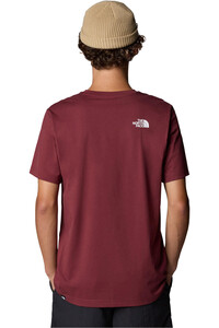 The North Face camiseta montaña manga corta hombre M S/S SIMPLE DOME TEE vista trasera