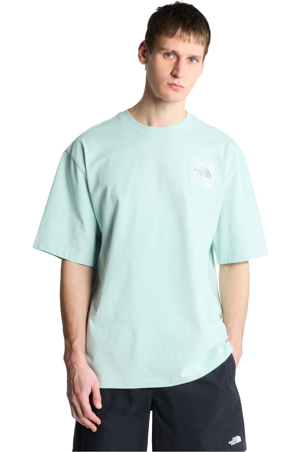 The North Face camiseta montaña manga corta hombre M SUN OVERSIZE SHORT SLEEVE TEE-GRAPHIC vista frontal