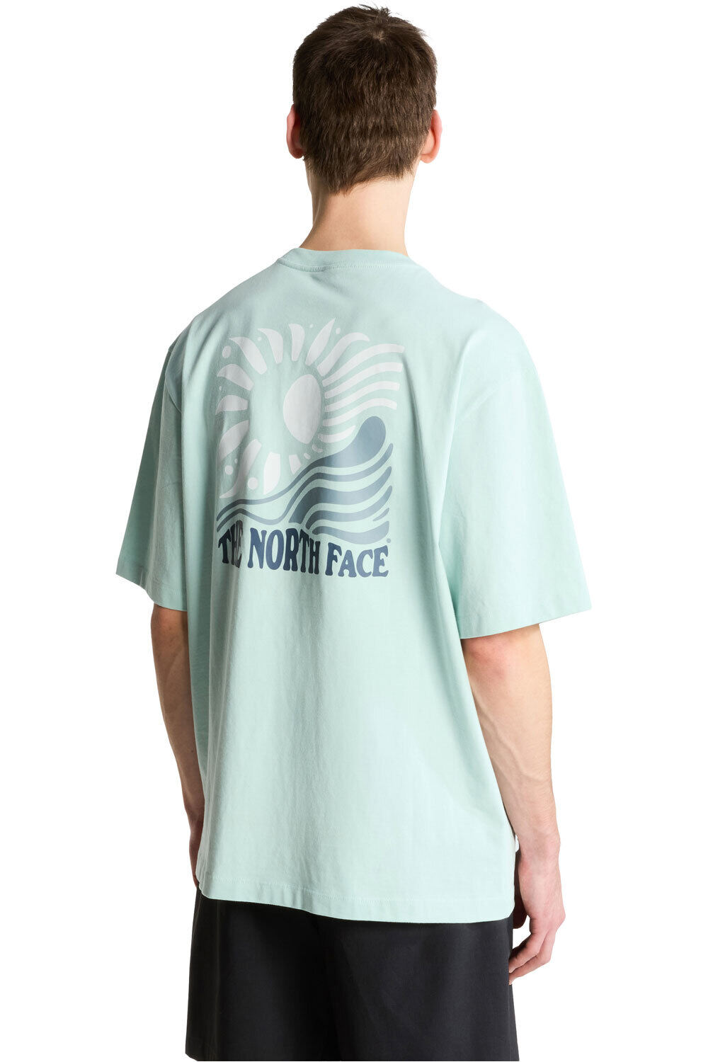The North Face camiseta montaña manga corta hombre M SUN OVERSIZE SHORT SLEEVE TEE-GRAPHIC vista trasera