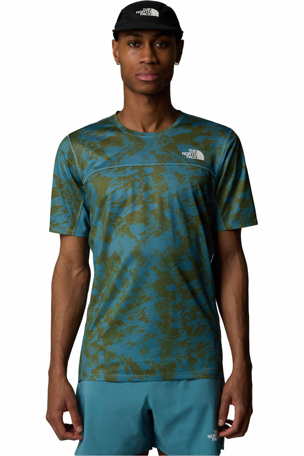 The North Face camiseta montaña manga corta hombre M SUNRISER S/S vista frontal