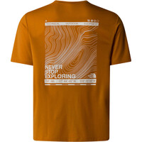 The North Face camiseta montaña manga corta hombre M TOPOGRAPHIC FOUNDATION SS TEE 03