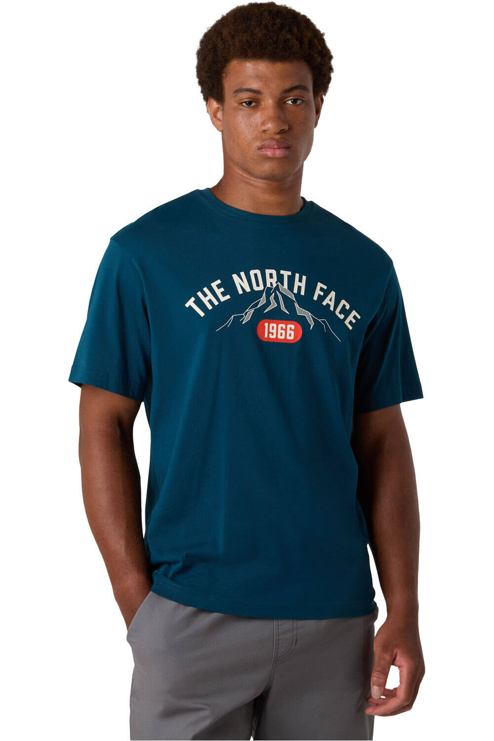 The North Face camiseta montaña manga corta hombre M VARSITY GRAPHIC RELAXED SS TEE vista frontal