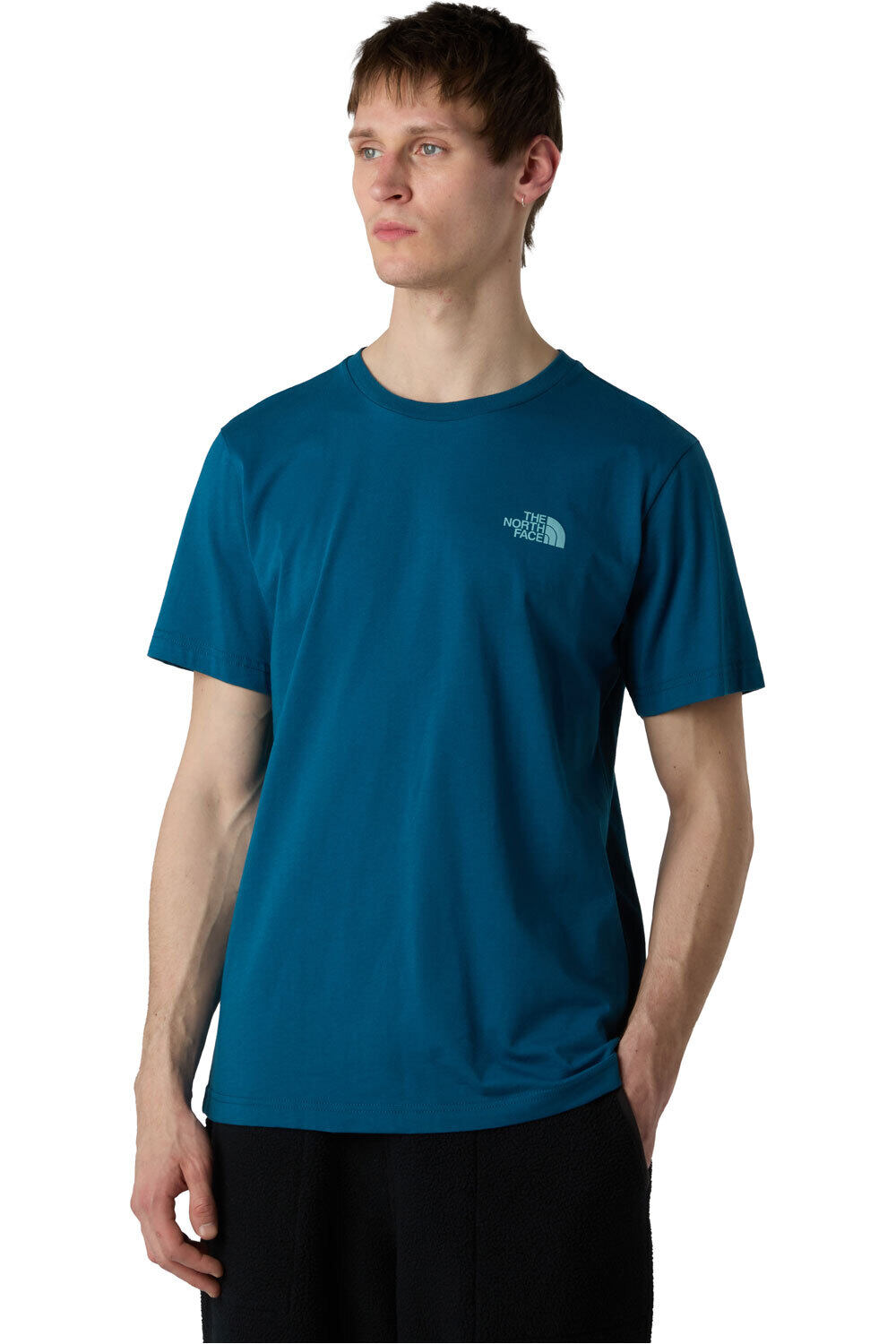The North Face camiseta montaña manga corta hombre M VERTICAL LOGO SS TEE vista frontal